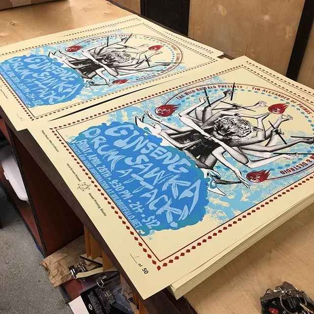 Got posters and tees for tonight! Come get em. Limited amount one time offer.