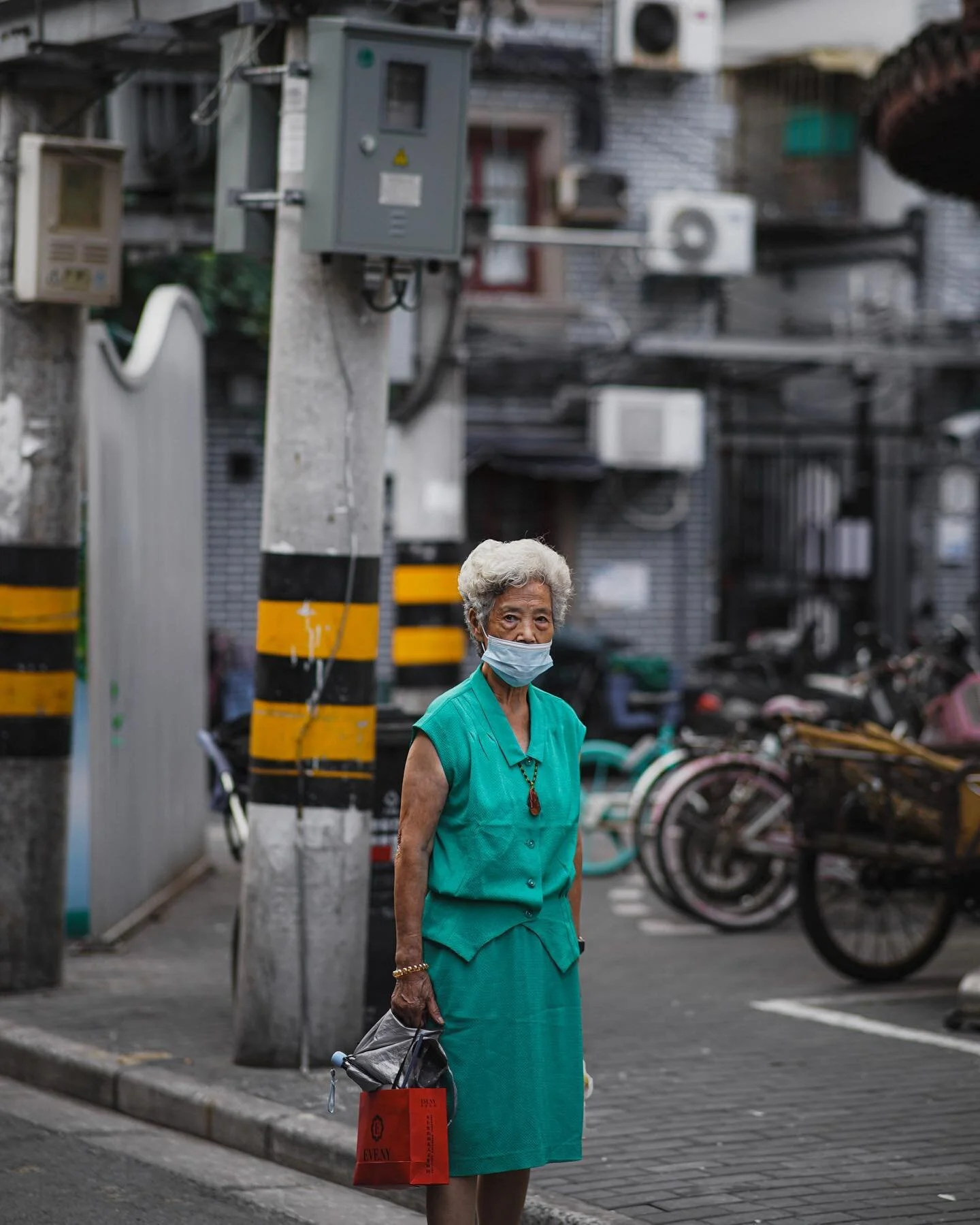 Front and back of the locals.