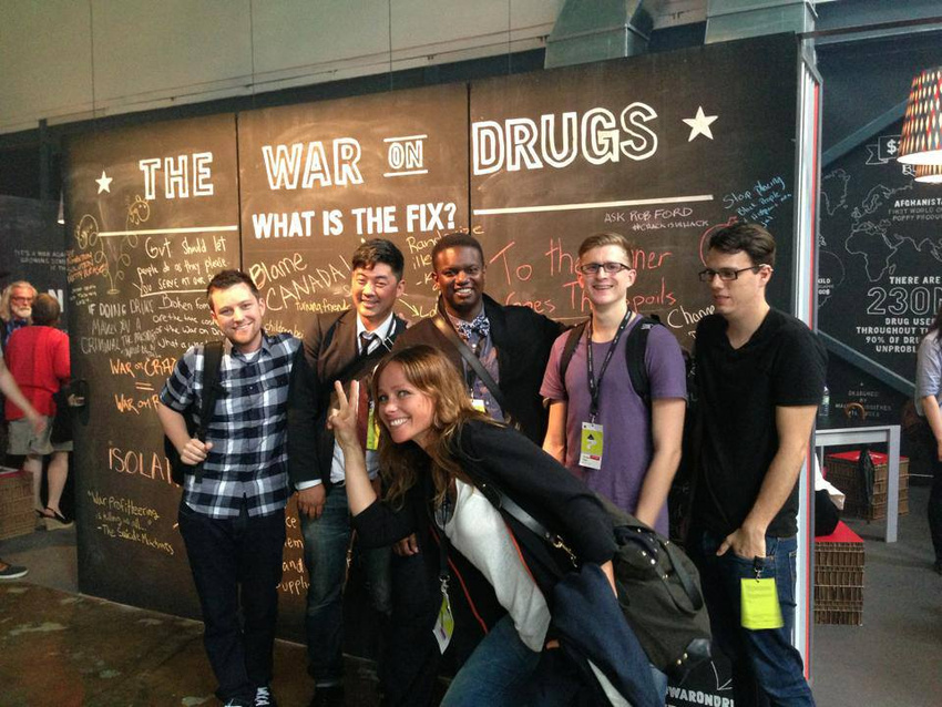 Young Glory winners at C2 Montreal in 2013, solving a brief set by Sir Richard Branson.