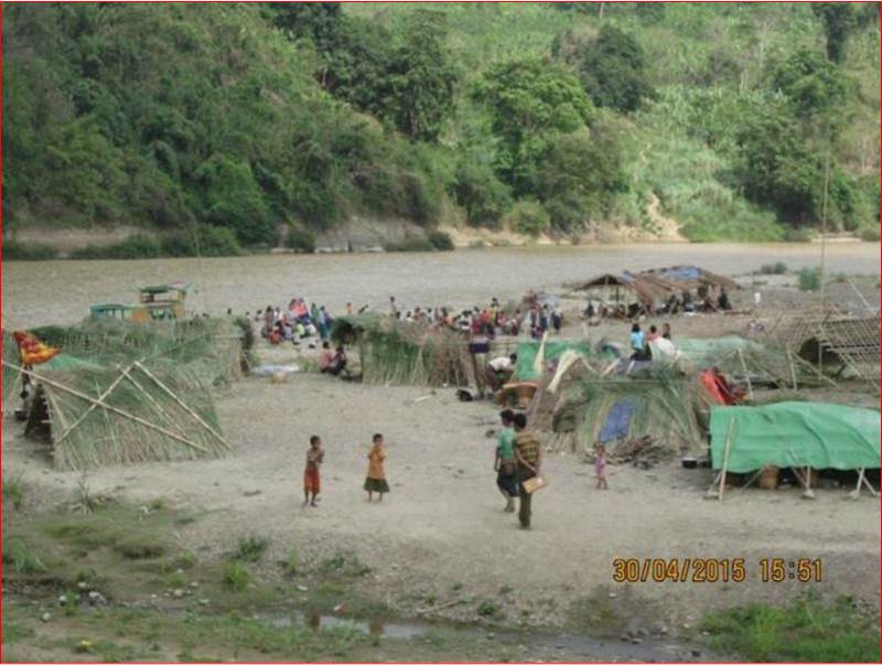 Refugee Camps, Laungtin Village, Paletwa