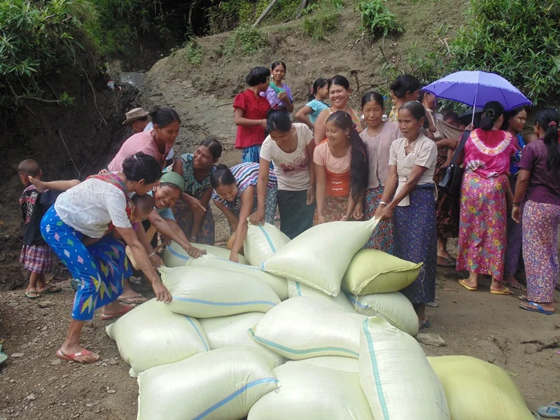 Flood Relief trip to Paletwa