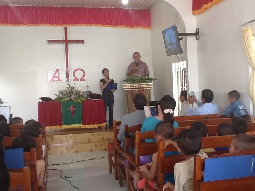 Preaching at the Orphanage Church
