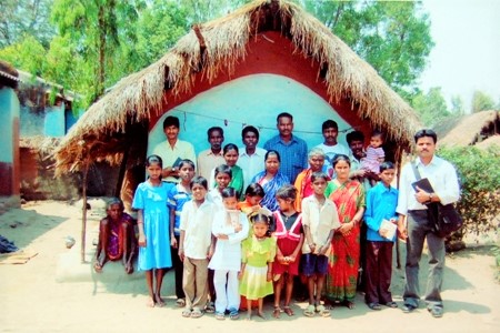 The Odisha Lutheran Mission Church in Santoshpur Village.