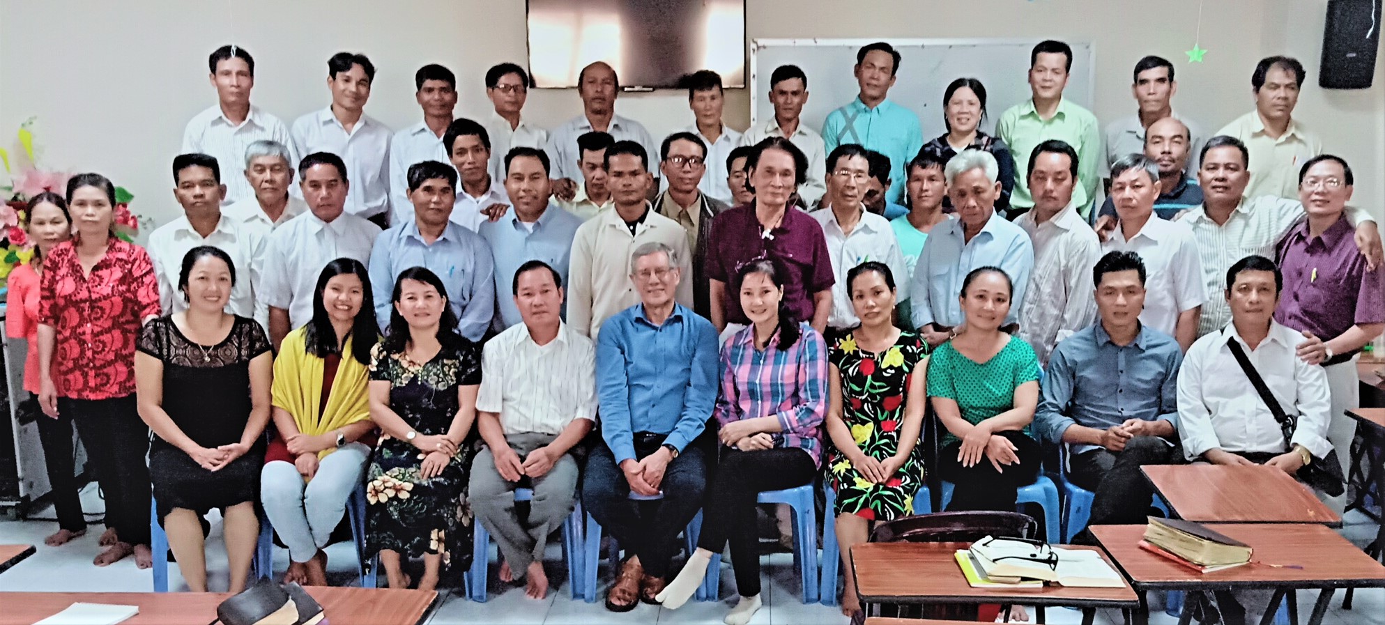 Teaching the Gospel, Ps Nhon's Class, with Ps David July 2018, HCMC