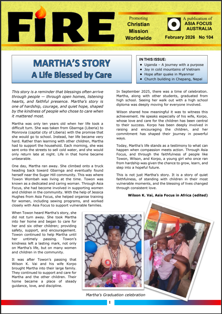 FiRE 104: Faith and Love in action