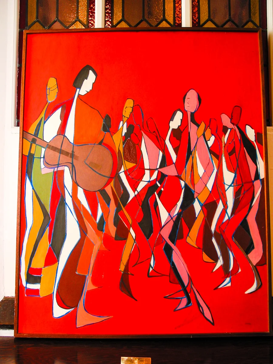 A painting by my mother, Helen Campbell.