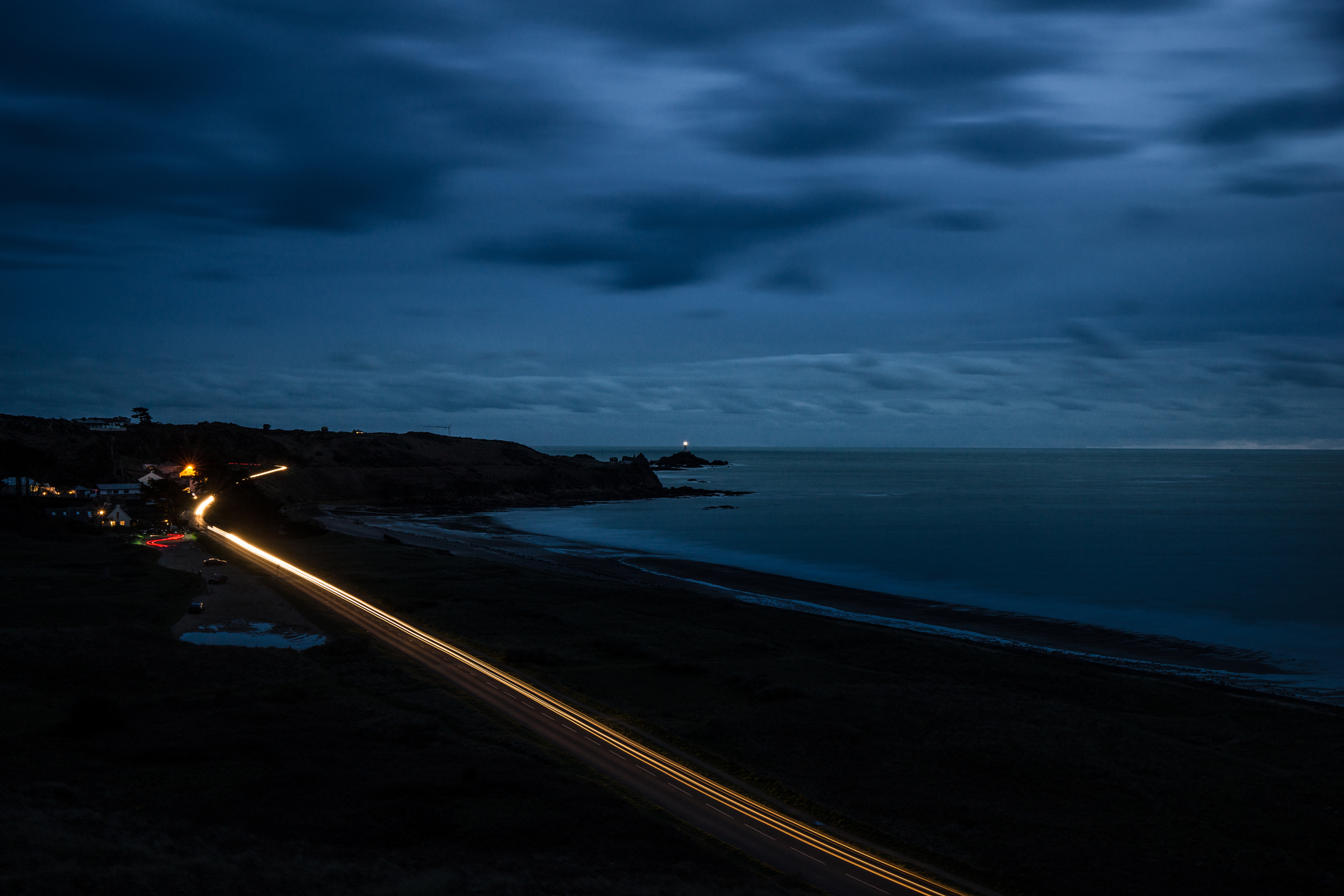 Night trails. . .