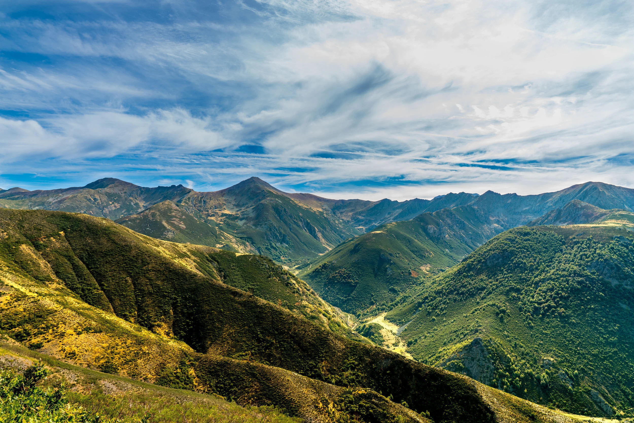 These are enchanted mountains. . .