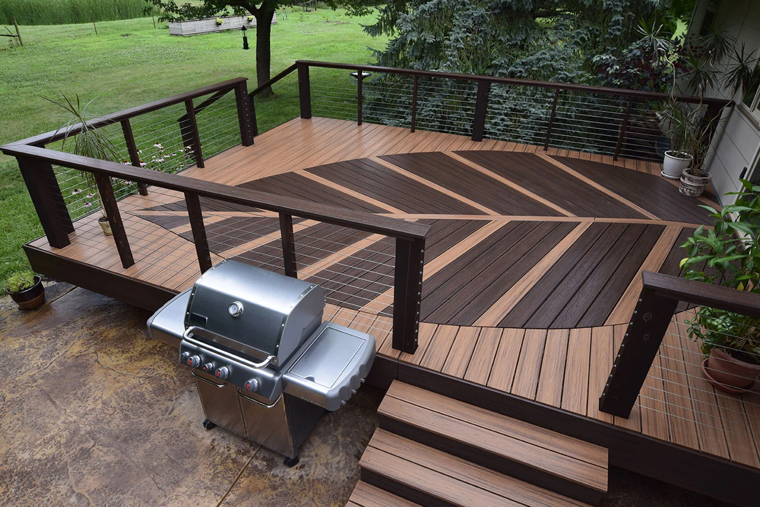  Create your own uniquely patterned entrance to your backyard.  