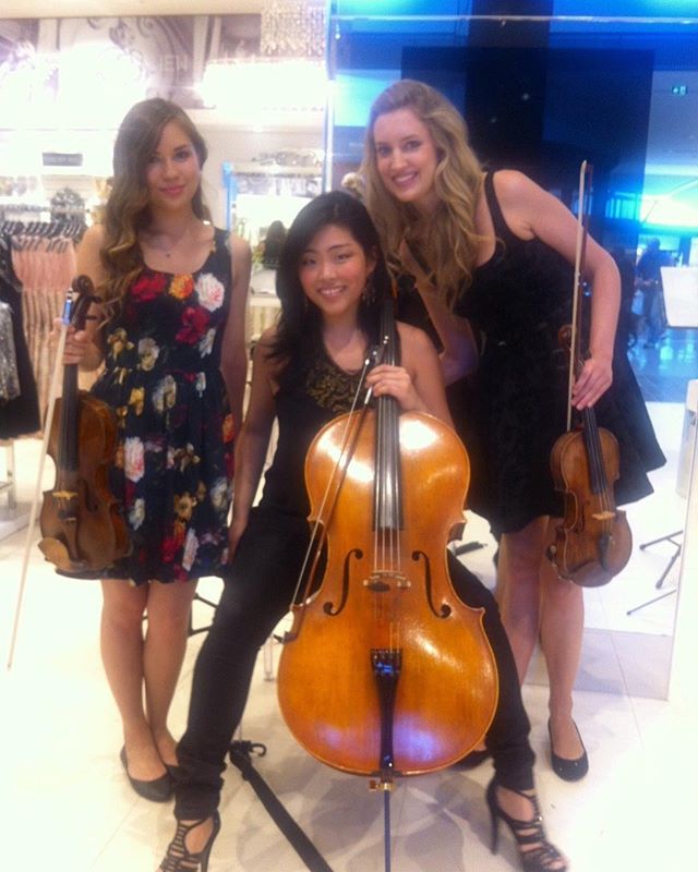 Flashing back to this gorgeous trio performance for @forevernew_official .
.
.
.
#stringtrio#acoustic#violin#viola#cello#melbournevents#sydneyevents#fashionevents#violinist#cellist#australianurbanorchestra