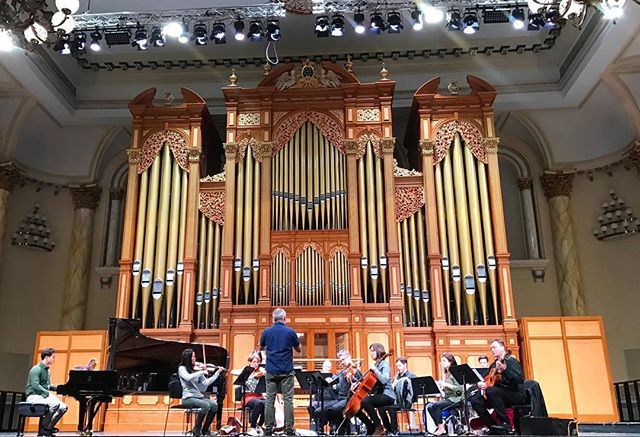 Rehearsals in full swing for tonight&rsquo;s &lsquo;Intimate Music from a Final Fantasy&rsquo; Concert in Adelaide. Sounding beautiful!
.
.
.
.
.
.
.
#australianurbanorchestra#adelaide#finalfantasy#anewworld#orchestra#violin#viola#cello#flute#trumpet