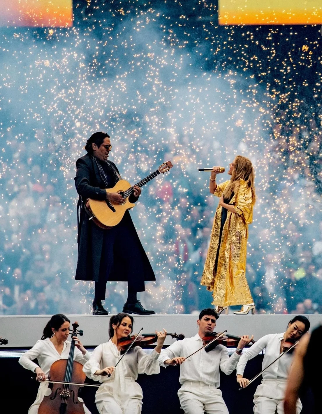 This is the 3rd time I&rsquo;ve had the honour of performing with Kylie and each time I&rsquo;m blown away ✨

Thanks to my amazing strings. Many flew back from various locations overseas and interstate the minute they heard about Kylie performing for