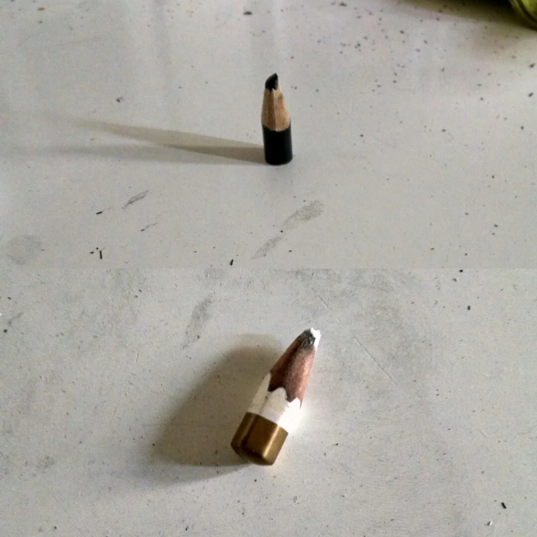 what this did to my pencils