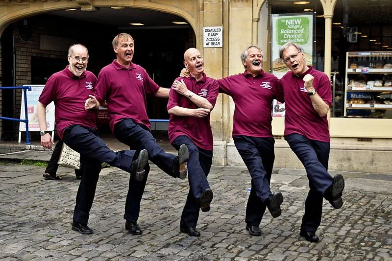 Quintessence All Legs! ( Photograph by Lynn Christer courtesy of Howard Hill's Music in the Marketplace )