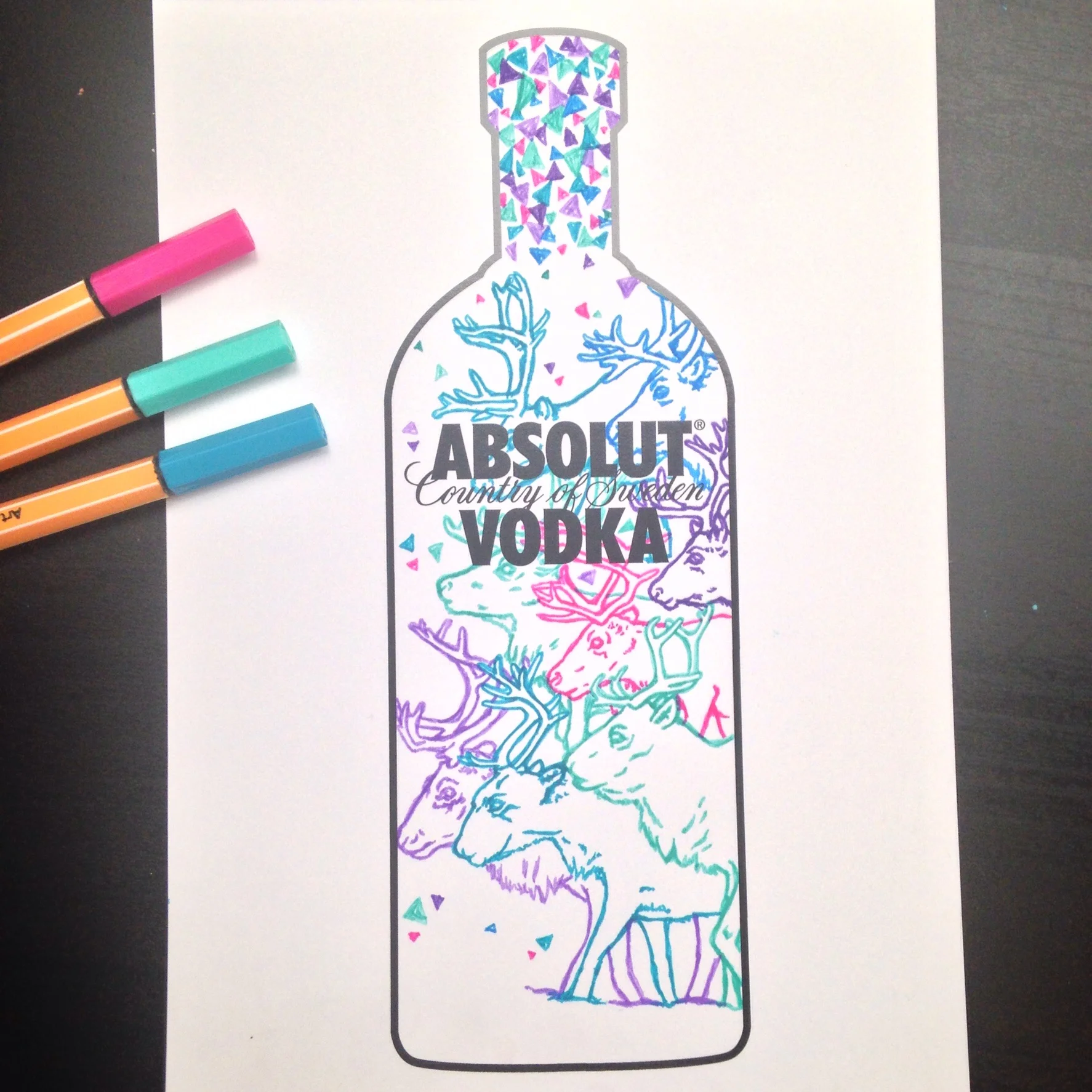 Our mini entry for the visitors contest at New Designers by Absolut
