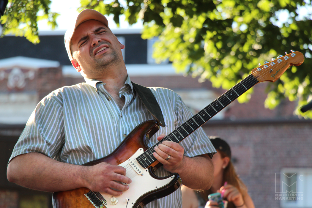 Raleigh Green playing guitar