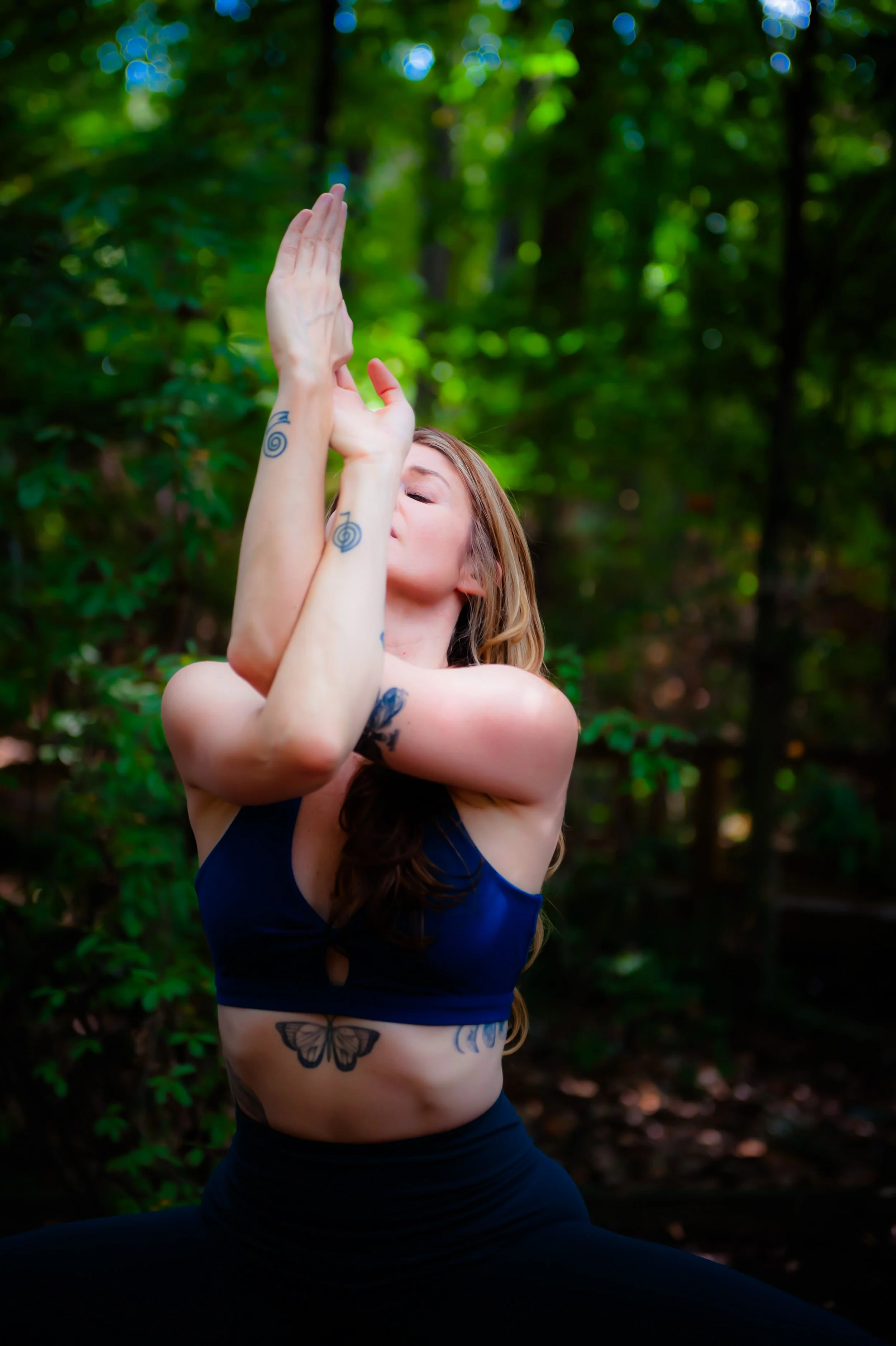 Friday Intuitive Flow yoga class in Atlanta guided by Jessica Calderon