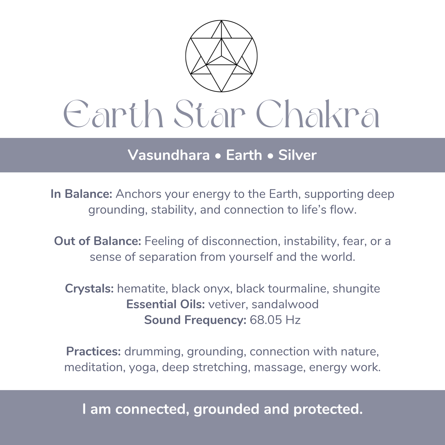 🌍 Earth Star Chakra