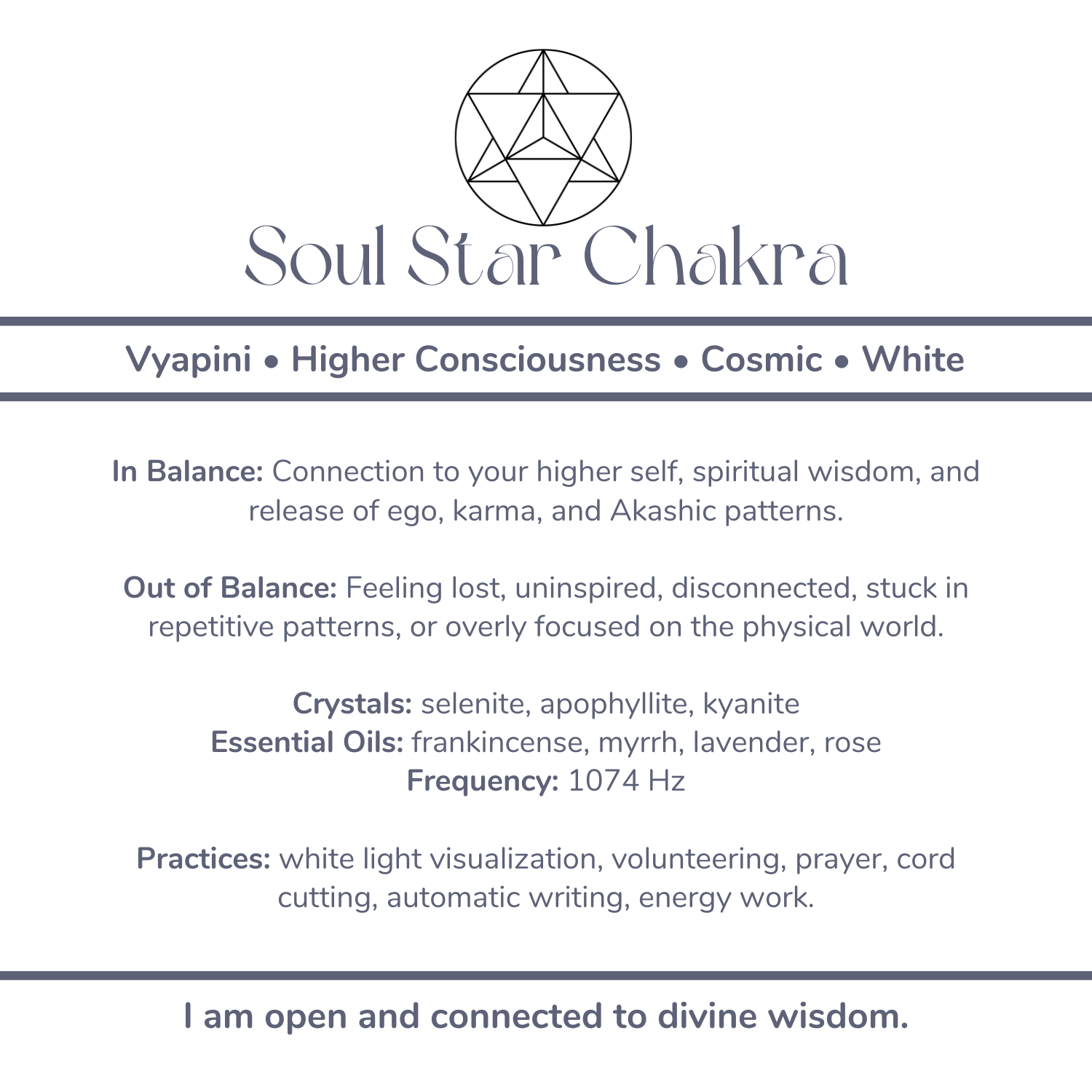 🤍 Soul Star Chakra