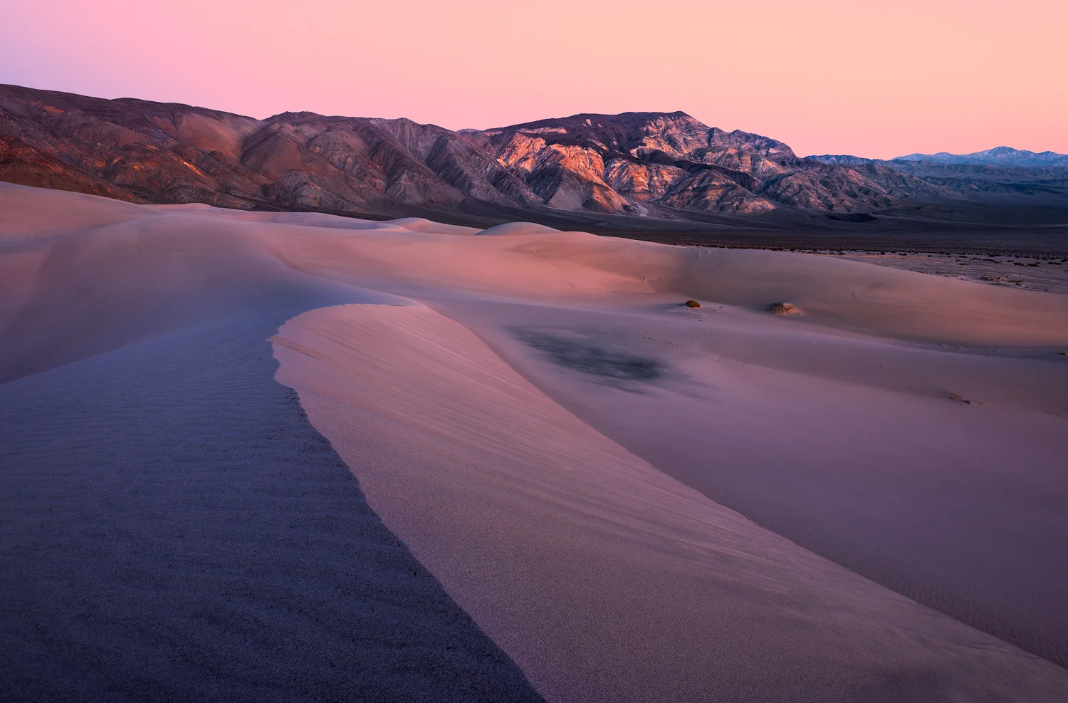 Panamint Dunes Twilight, Death Valley, CA