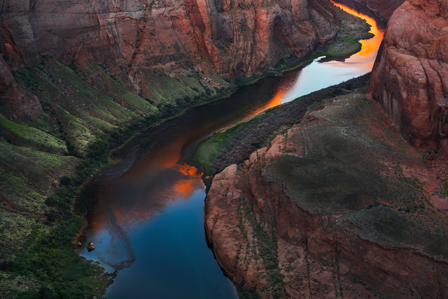 Horseshoe Bend Sunrise, Glen Canyon, AZ