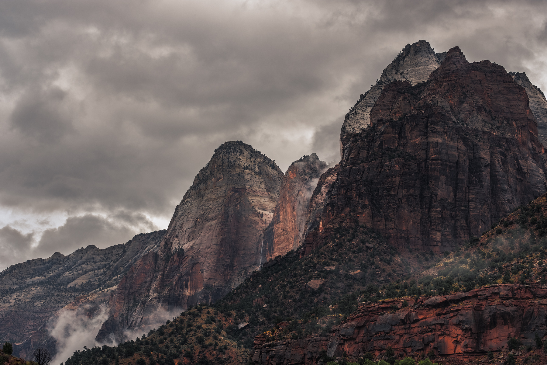 Storm over Zion, Zion National Park, UT.