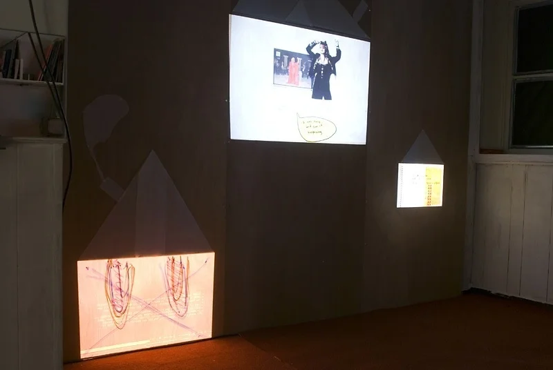 " One or Two Invasions by Higher-Income Groups", Mounira Al Solh, installation