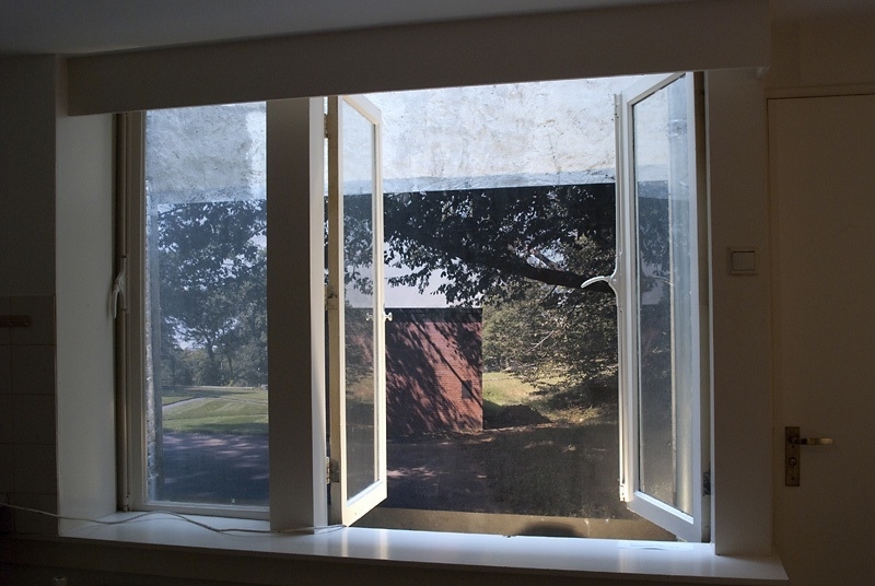   "Untitled  (Bedroom at The Brick House by Philip Johnson 1949) ", Niels Vis, photograph  