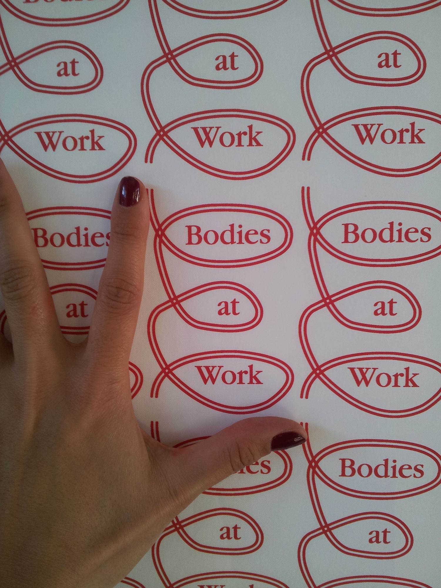 Bodies at Work, logo, Beijing 2013