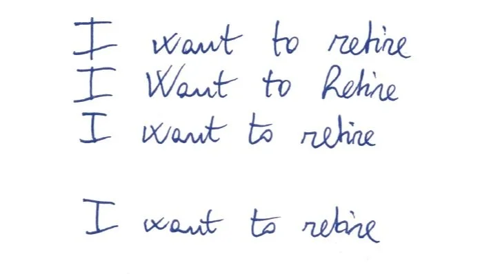 I Want to Retire