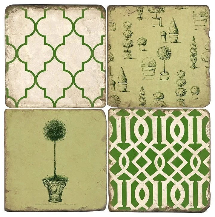 topiary garden studio vertu coasters