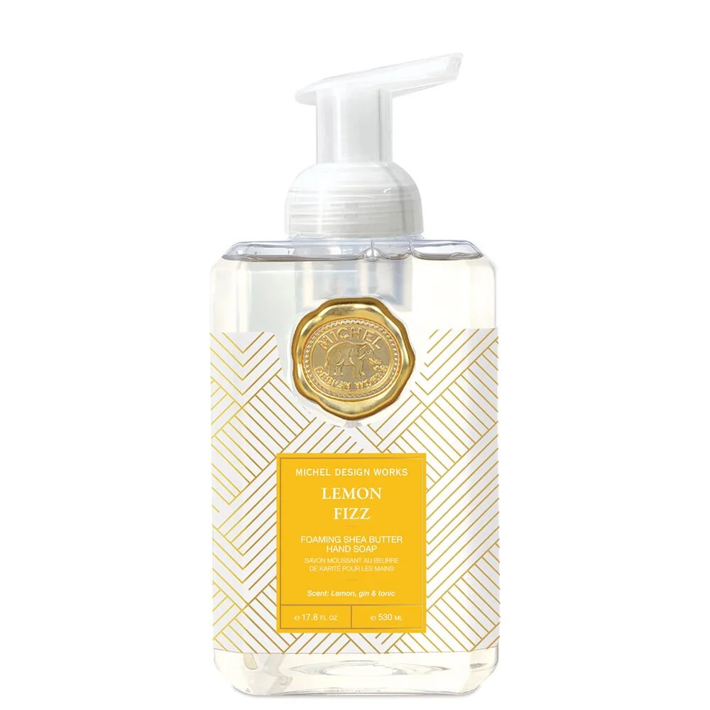 michel design works lemon fizz foaming hand soap