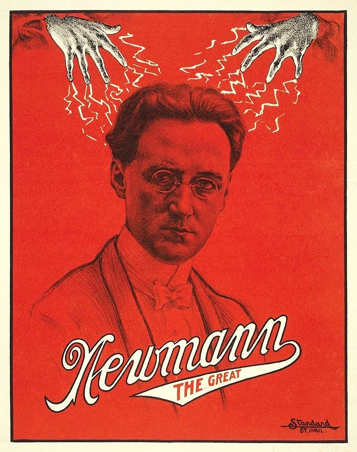 Newmann the Great Vintage Magic Poster