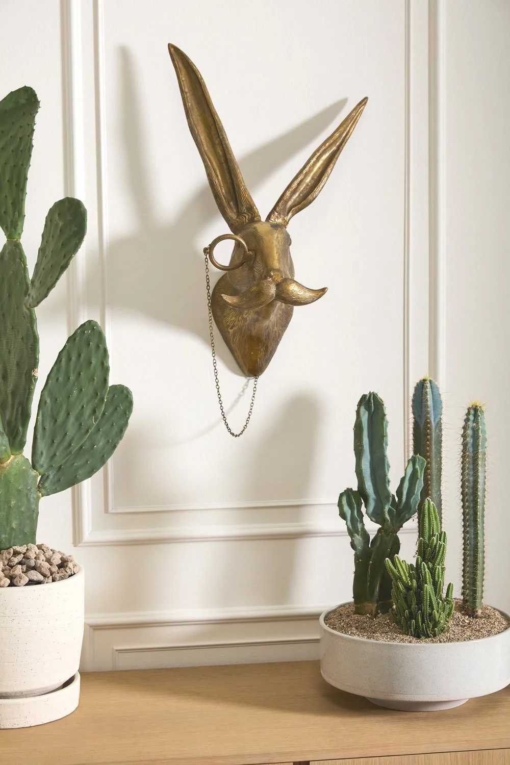 eric . . . a charming rabbit with monocle and mustache — MUSEUM OUTLETS