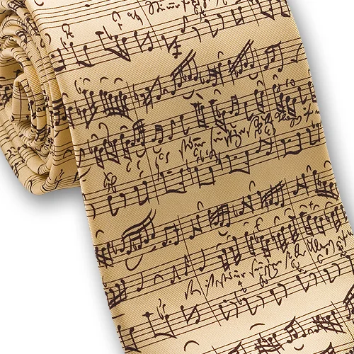 js bach music mens silk necktie museum outlets