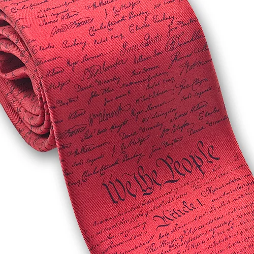 constitution unique mens silk necktie museum outlets