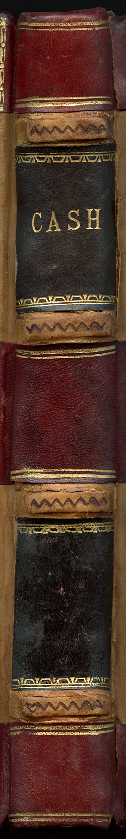 cash journal Book Spine Wall Art