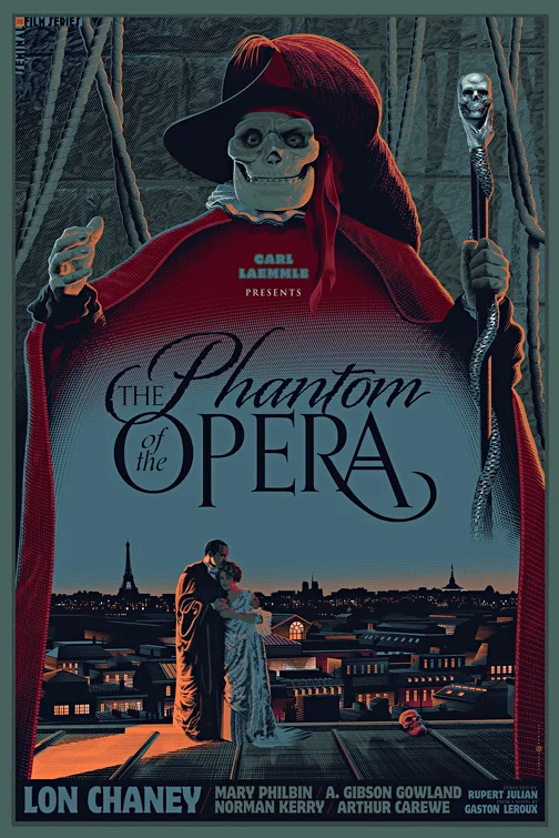 phantom of the opera classic horror movie poster museum outlets
