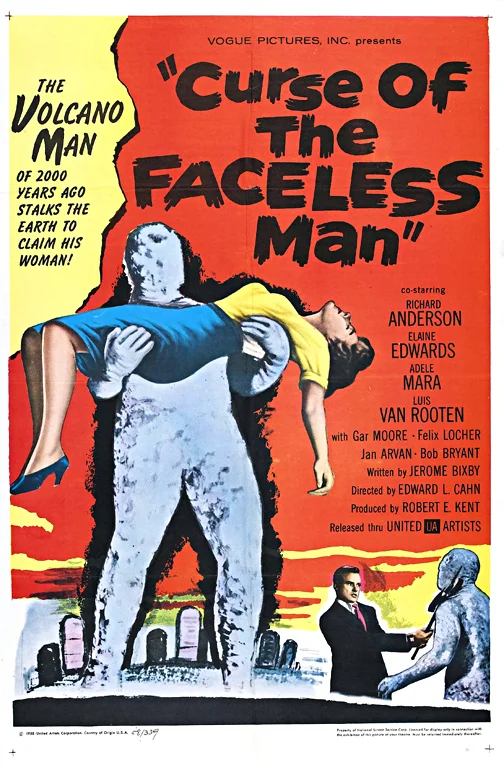 HM-40 Classic Horror Movie Poster - Curse Of Faceless Man.jpg