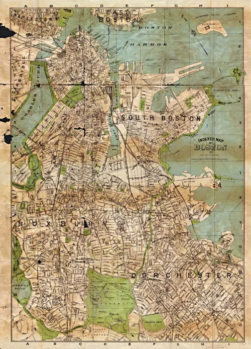 Boston Antique Maps — MUSEUM OUTLETS
