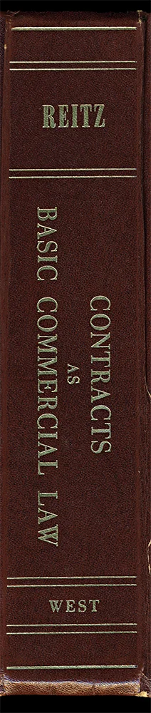 Law Contracts Book Spine Wall Art 