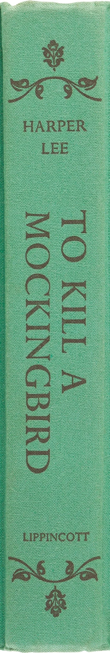 to kill a mockingbird antique book spine wall art