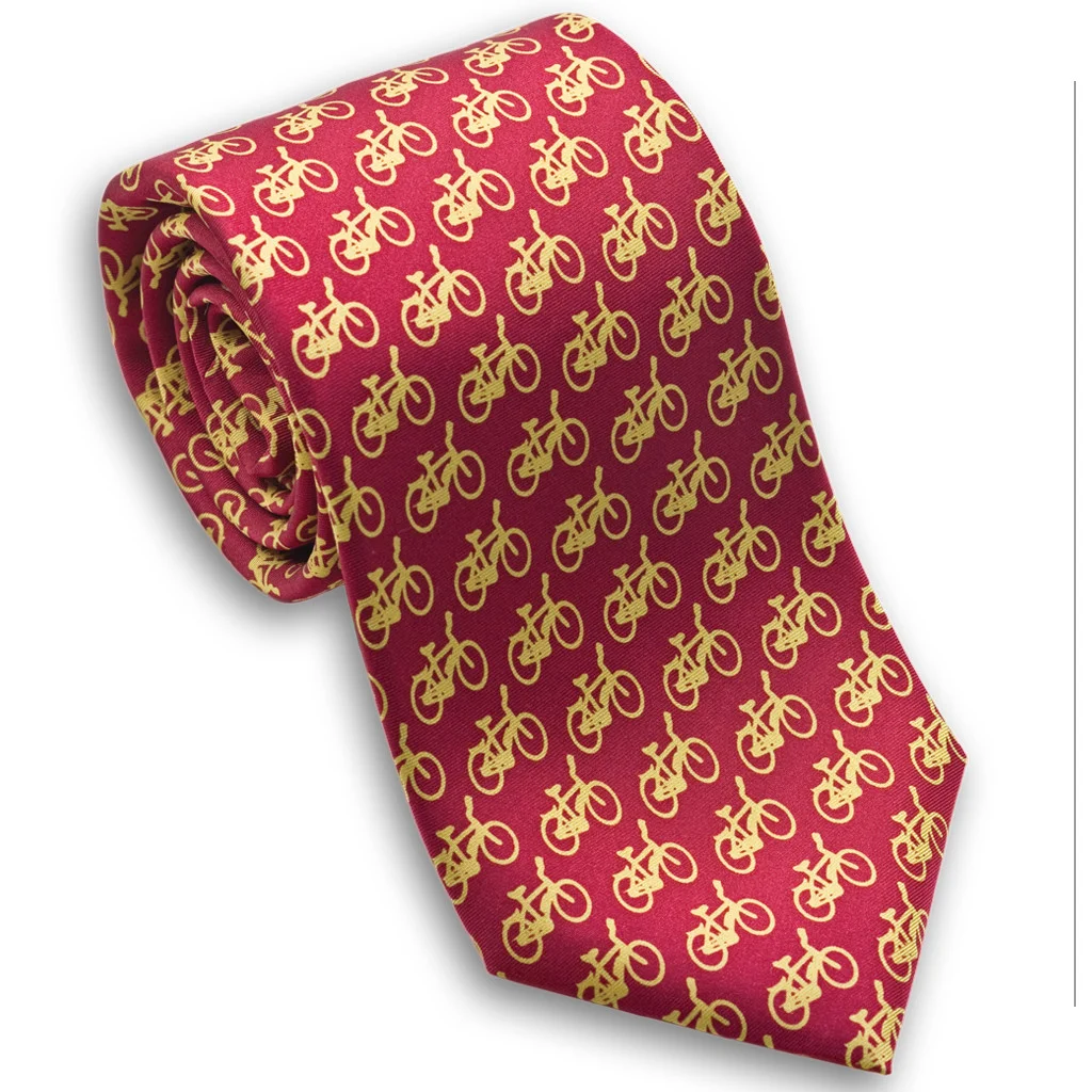 bikes mens silk necktie museum outlets