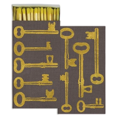 gold-foil-vintage-keys-decorative-matches.jpg