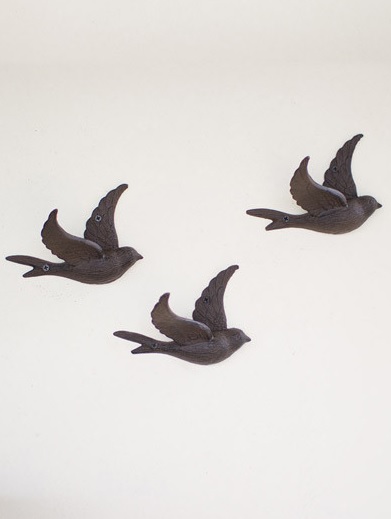 flying bird wall hooks