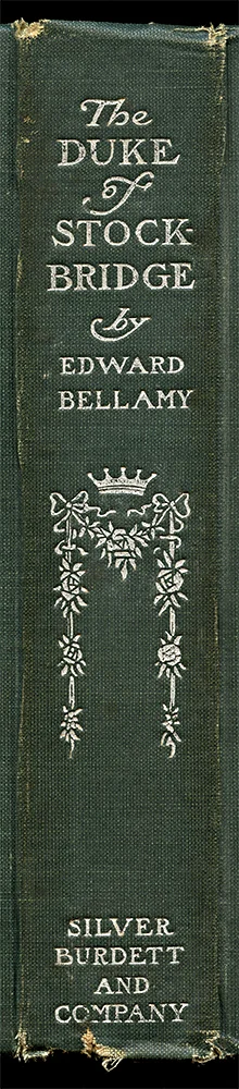 duke of stockbridge antique book spine wall art