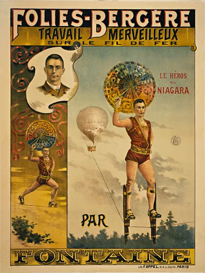CP-10 Folies Bergere Tightrope  Vintage Circus Posters.jpg