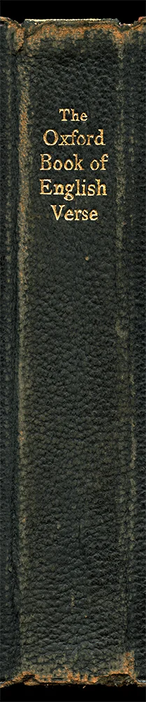 oxford book of english antique book spine wall art