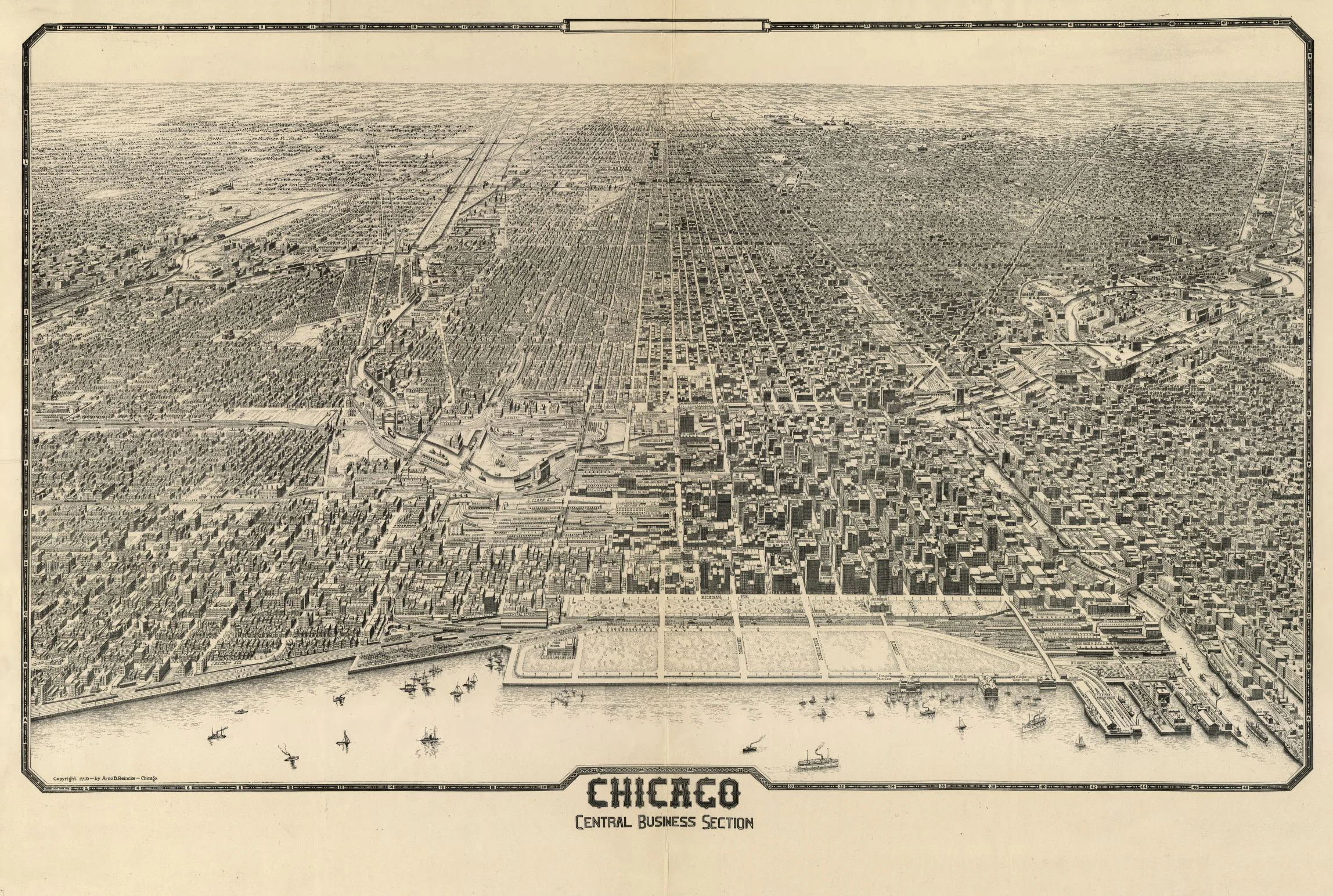 MACI-7 Chicago 1916 BW Antique Chicago Maps.jpg