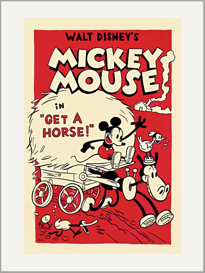 vintage mickey mouse greeting card
